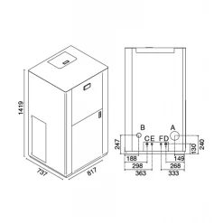 EV 50 45,5Kw - Chaudière à Granulés Hydraulique EVA CALOR 7 EV 50 45,5Kw - Chaudière à Granulés Hydraulique EVA CALOR -Ma voie est la cheminée. chaudiere granules eva calor ev 50 2