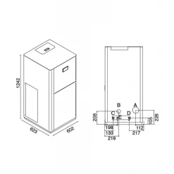 PRO 24 Kw - Chaudière à Granulés Hydraulique EVA CALOR -Ma voie est la cheminée. chaudiere granules eva calor pro 24 2