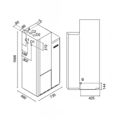 SB 80 11,4Kw -Chaudière à Granulés étanche EVA CALOR -Ma voie est la cheminée. chaudiere granules eva calor sb80 2