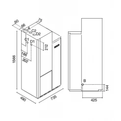 TS 80 11,4Kw -Chaudière à Granulés étanche EVA CALOR 7 TS 80 11,4Kw -Chaudière à Granulés étanche EVA CALOR -Ma voie est la cheminée. chaudiere granules eva calor ts80 2