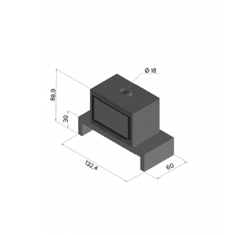 Poêle à Bois 12 Kw Mielan GODIN 5 Poêle à Bois 12 Kw Mielan GODIN – Image 3