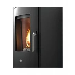 MARGHERITA 12,6 Kw - Poêle à Bois EVA CALOR -Ma voie est la cheminée. poele bois eva calor margherita 12 3