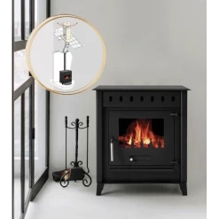 Pack Poêle à Bois ALESSIA 14kW + Conduit 150 - INTERSTOVES