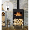 Pack Poêle à Bois + Conduit 150 ANDREA 10 KW - Poêle à Bois INTERSTOVES -Ma voie est la cheminée. poele bois interstoves pack andrea 10
