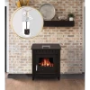 Pack Poêle à Bois LEO 12kW + Conduit 150 - INTERSTOVES