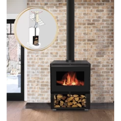 Pack Poêle à Bois + Conduit 150 MATTEO 10 KW - Poêle à Bois INTERSTOVES