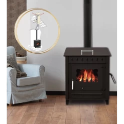Pack Poêle à Bois SARA 12kW + Conduit 150 - INTERSTOVES