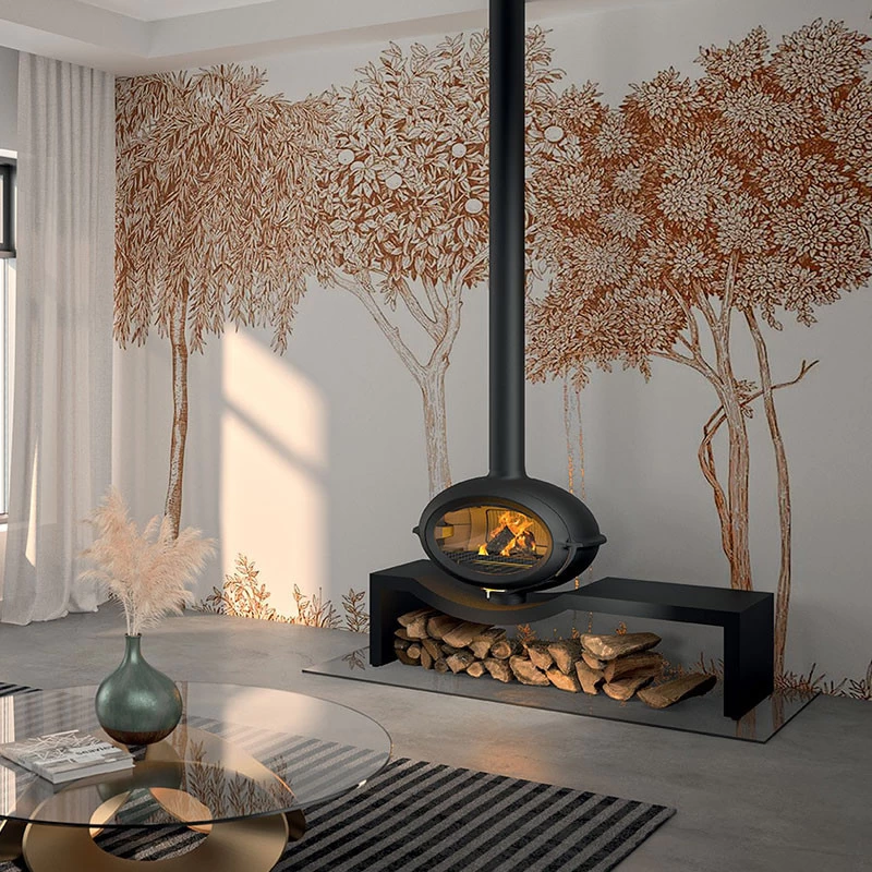 BRIO SUR BANC 7 KW - Poêle à Bois INVICTA 4 BRIO SUR BANC 7 KW - Poêle à Bois INVICTA – Image 2