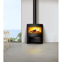 CALCIAS 9 KW - Poêle à Bois étanche INVICTA