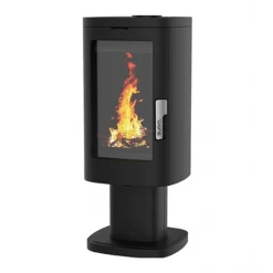 Poêle à Bois 11,5 Kw Maonie Sur Pied SUPRA -Ma voie est la cheminée. poele bois supra maonie pied 11 2